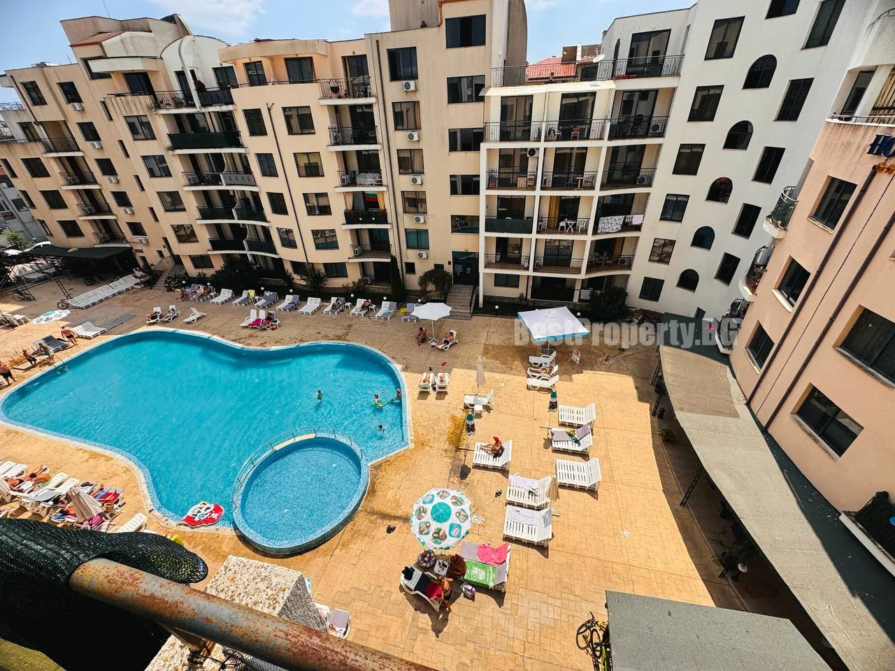 Furnished studio with pool view in Avalon - Sunny Beach, 36 m² – Sunny Beach