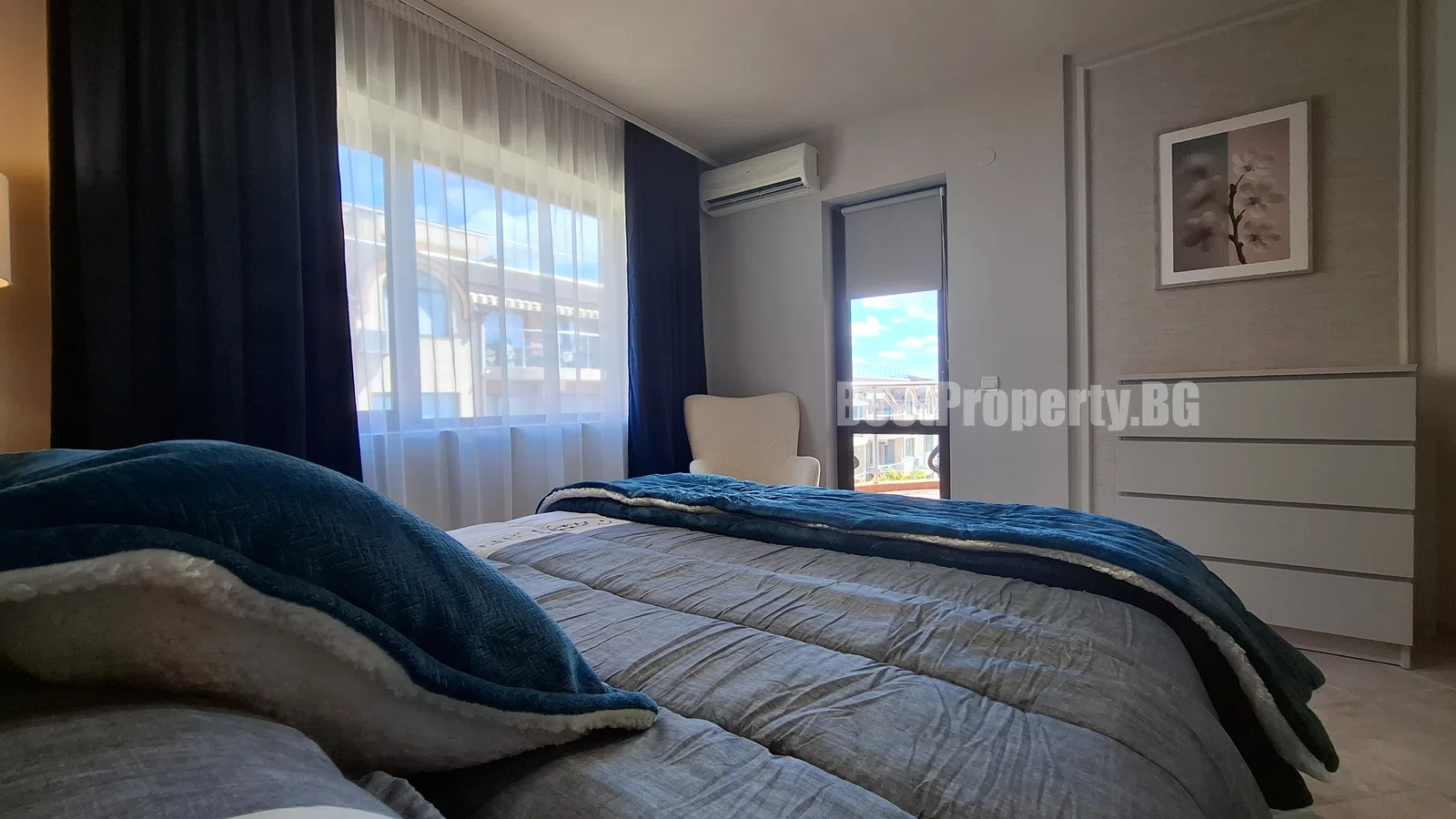Przestronny apartament 98 m² z 2 sypialniami i dużym tarasem – Sun Sea Resort 2, Ravda – Ravda