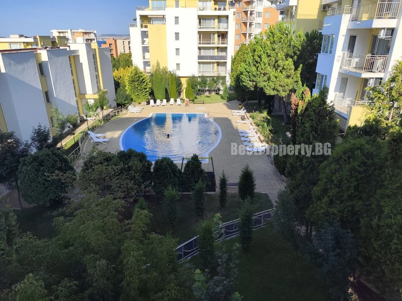Spacious 75.2 m² 1 bedroom apartment with sea view – Crown Fort Club, Saint Vlas – Saint Vlas