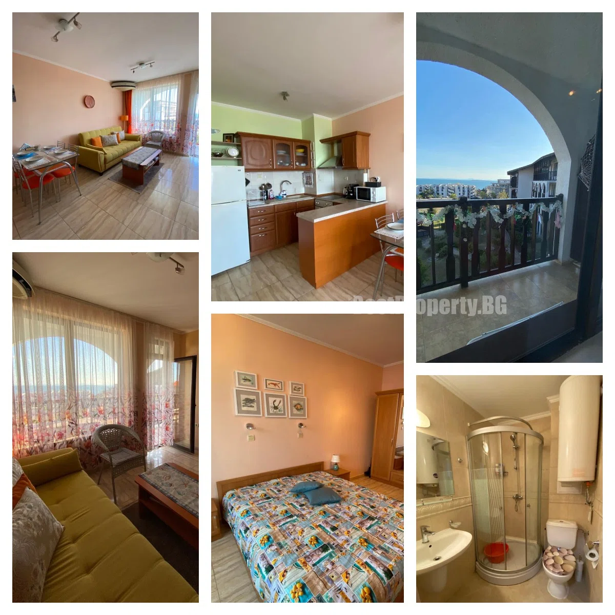 59 m² 1 bedroom apartment with balcony and sea view – Vodenitsa, Saint Vlas – Saint Vlas