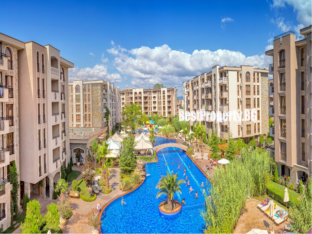 Duże studio 47 m² z balkonem – Cascadas 6 – Sunny Beach