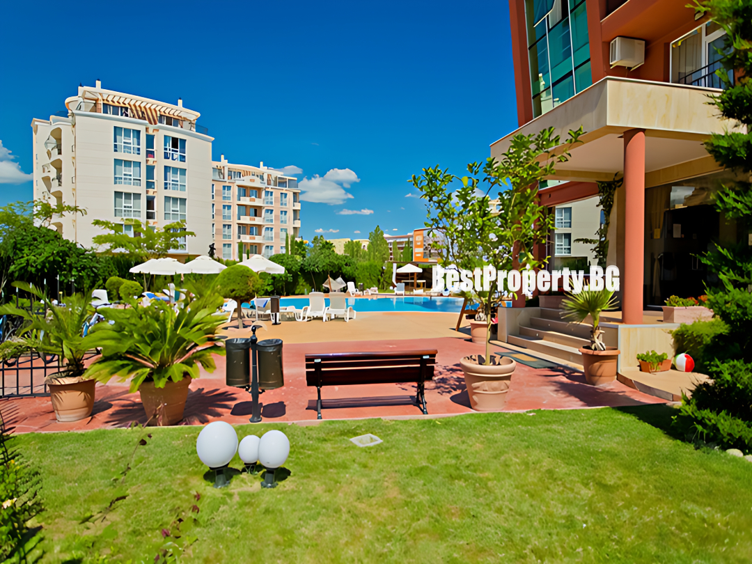 Studio 39 m² with balcony and green view – Aphrodite1 – Sunny Beach