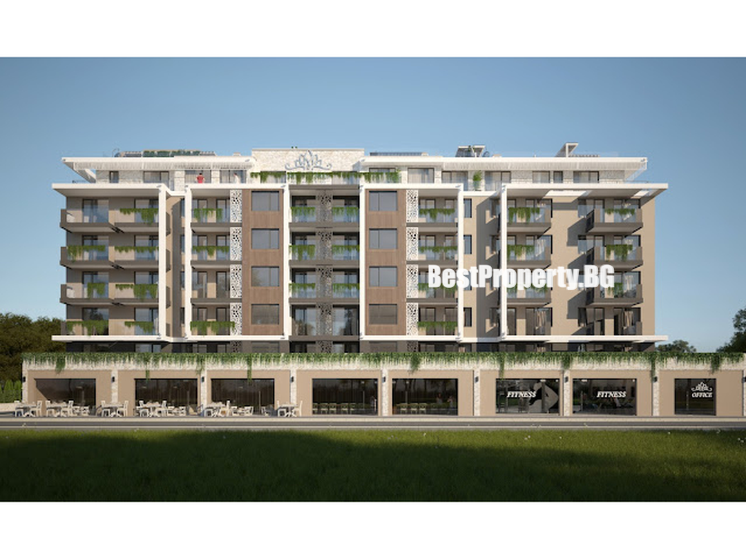 New 44 m² apartment in developer standard with a balcony overlooking the pool – Sweet Homes 8 – Sunny Beach
