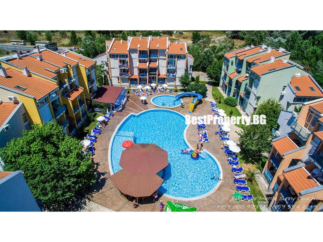 Spacious 85 m² apartment with 2 bedrooms and 2 bathrooms – Elite 1 – Sunny Beach