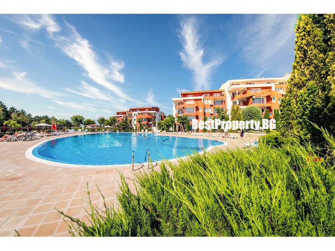 Spacious 72 m² apartment with 2 bedrooms and a balcony – Green Fort – Sunny Beach