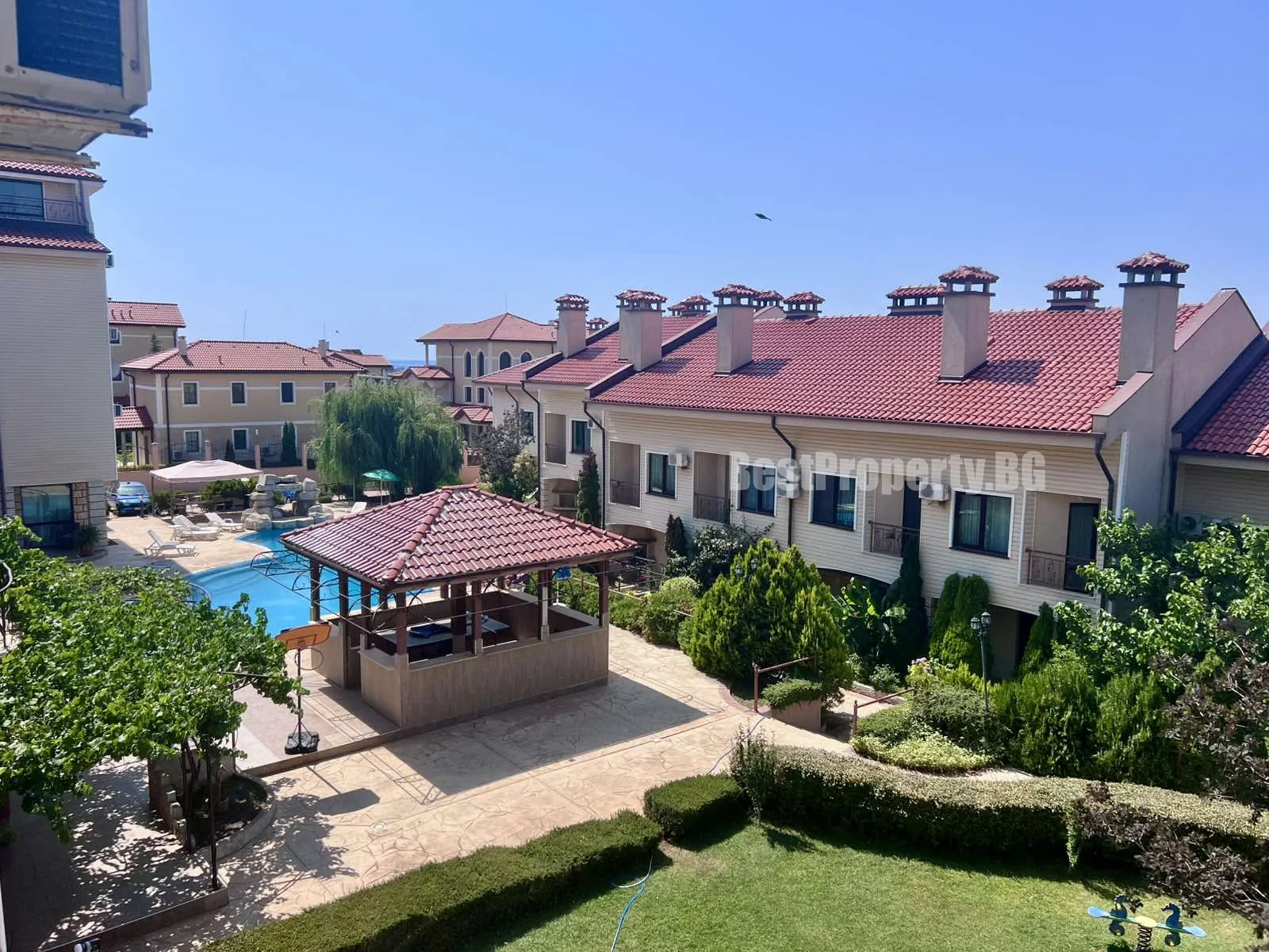 Furnished studio with pool view - Sveti Nikola – Koszaritsa