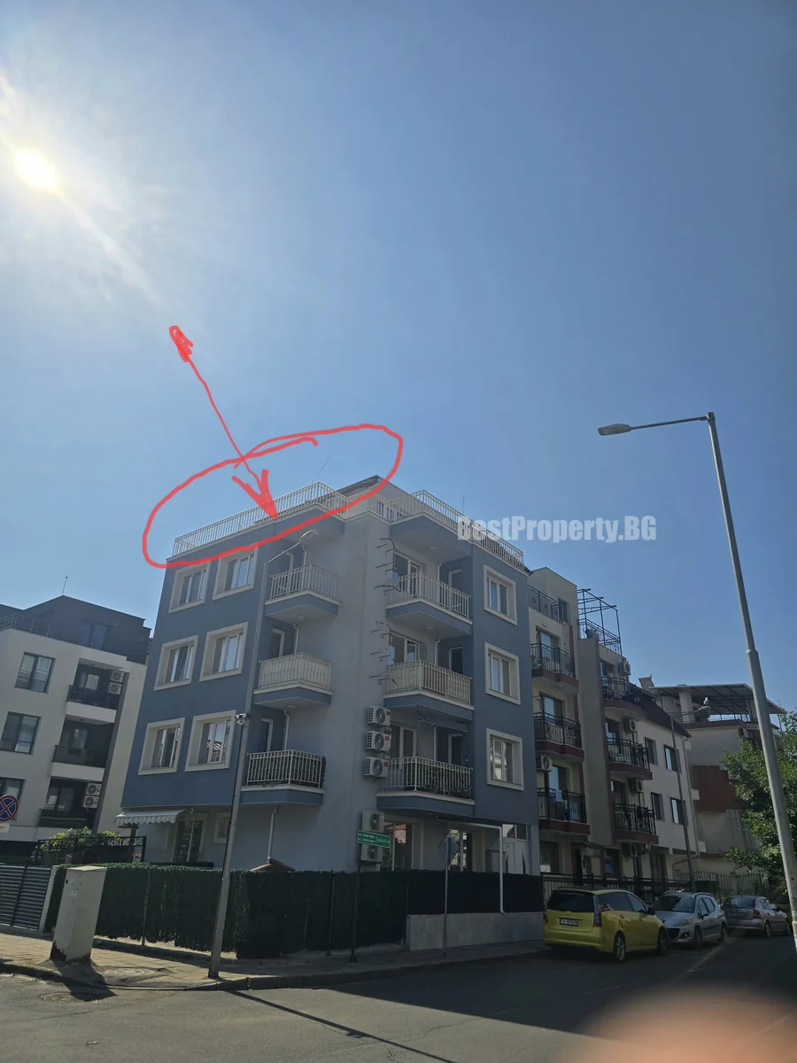 Studio with large panoramic terrace in Cherno More 2 - Nessebar, 52 m² – Nessebar