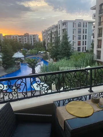 Spacious apartment of 82.19 m² with 2 bedrooms and pool view – Cascadas 9 – Sunny Beach