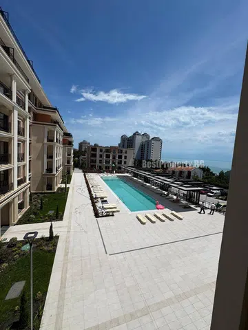 Modern 1 bedroom apartment 61.35 m² with sea and pool views – Green Suites, Saint Vlas – Saint Vlas