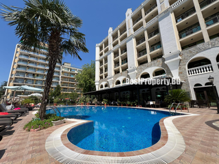 Spacious 83 m² apartment with balcony and side sea view – Babylon – Sunny Beach