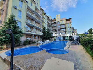 58 m² Apartment with two balconies and pool view – Diamond Sky – Sunny Beach