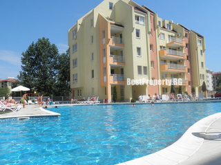 Comfortable 63 m² apartment with a balcony overlooking the pool – Sea Dreams, – Sunny Beach